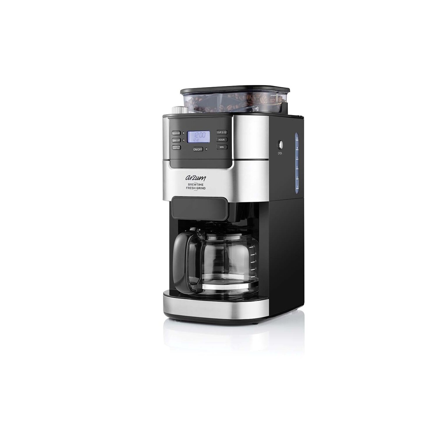 ARZUM AR3092 Brewtime Fresh Grind Filterkaffeemaschine Kaffeemaschine
