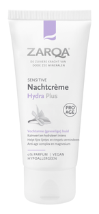 Zarqa Sensitive Nachtcrème Hydra Plus 0% Parfum 50ML