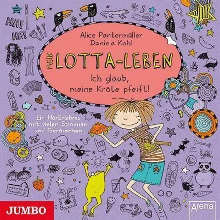 Jumbo Neue Medien Hörspiel CD Lotta-Leben Kröte pfeift