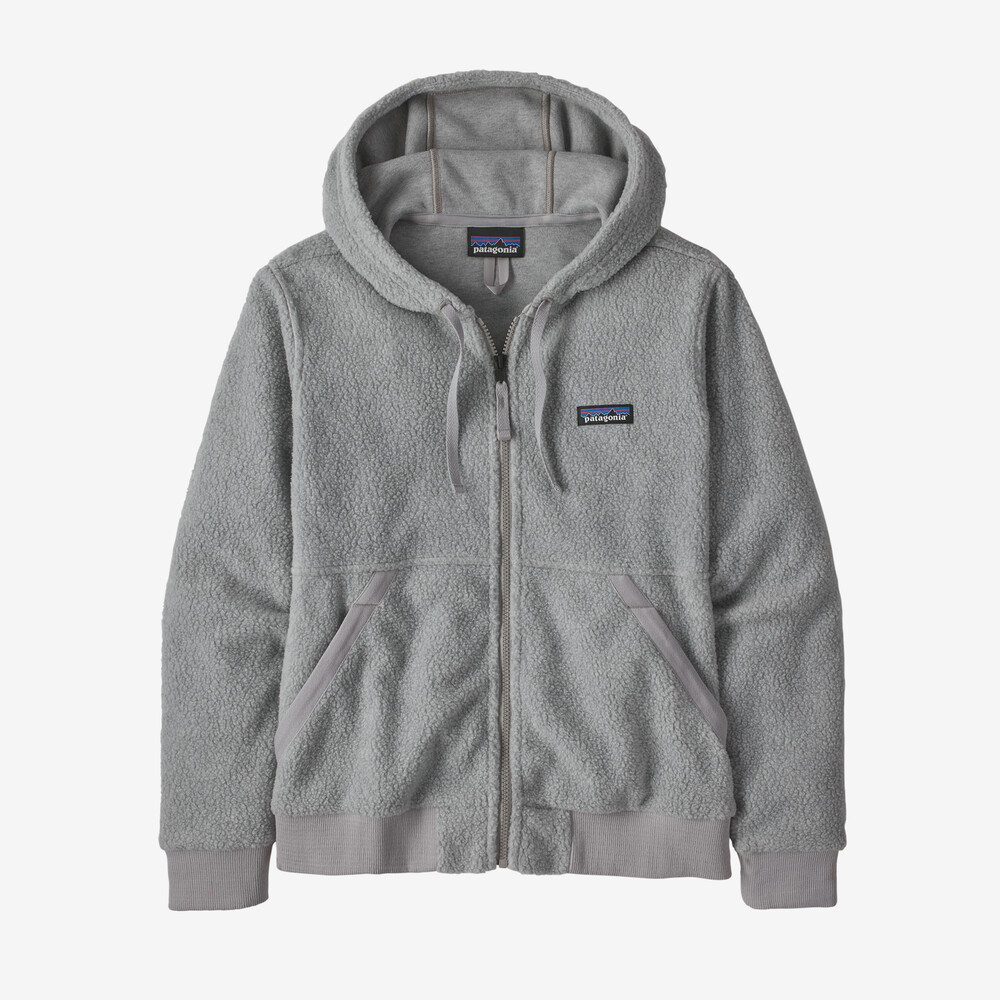 Damen-Lammfell-Fleece-Hoodie