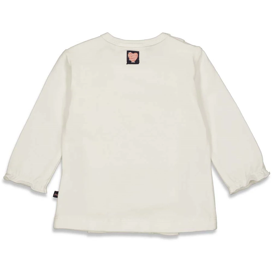 Feetje Langarmshirt Sweetest Sweetheart Offwhite
