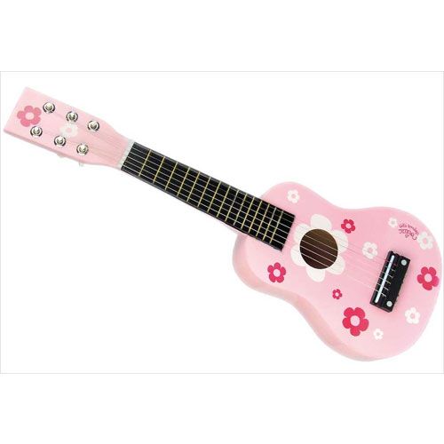 Vilac gitaar roze bloemen