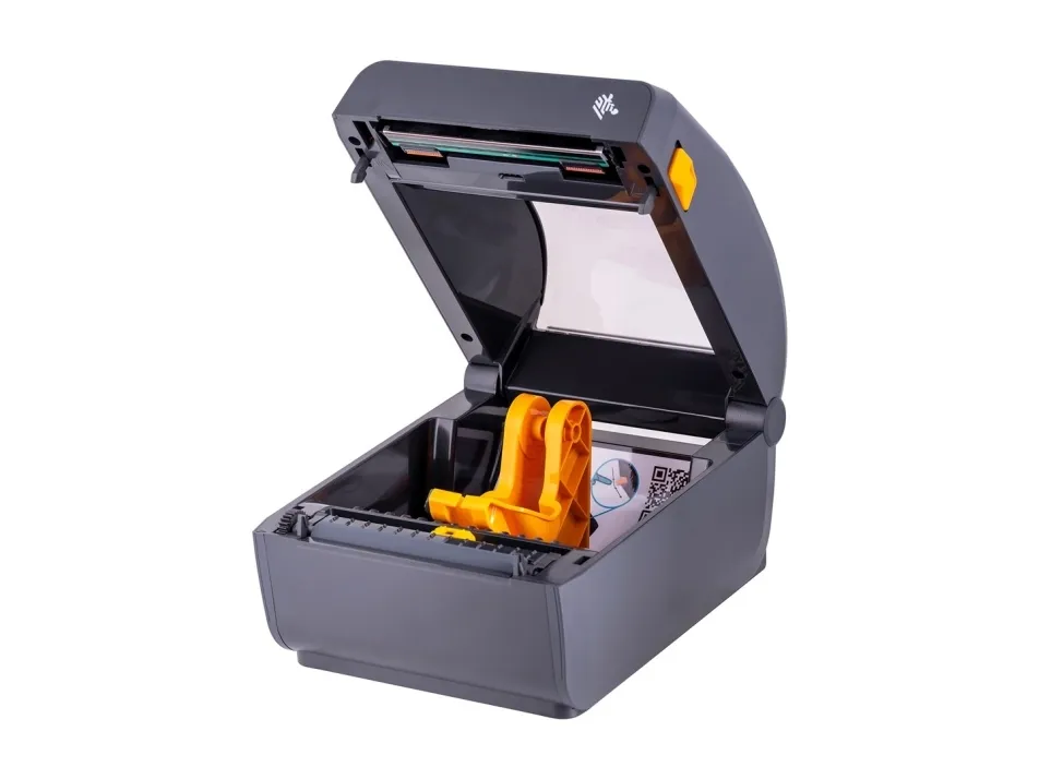 Zebra ZD421d - Etiketprinter - direkte termisk - Rulle (10,8 cm) - 300 dpi - op til 102 mm/sek. - USB 2.0, USB vært - grå