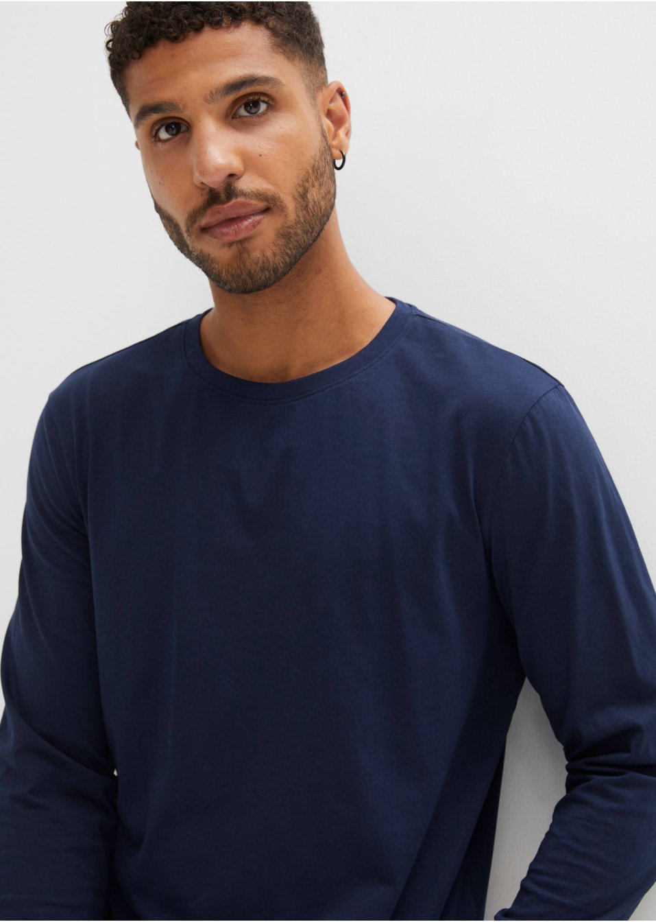Lot 2 T-shirts manches longues en coton