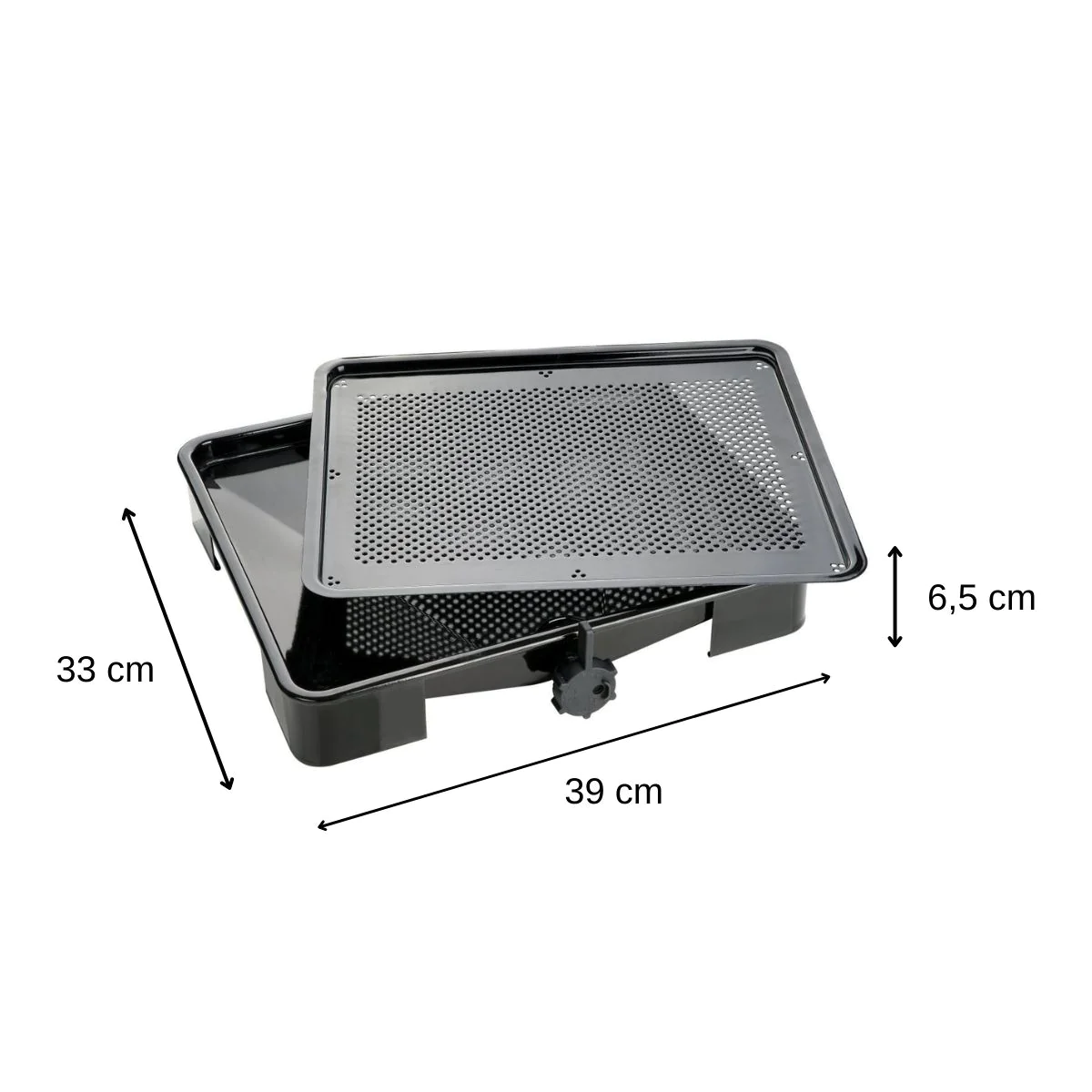 Plat de cuisson four pour rôti avec bac de récupération du jus de 3 li