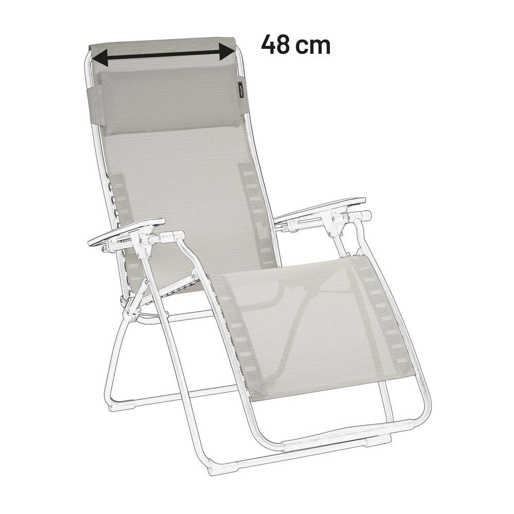 Relaxliege Ersatzteilset - 48 cm Rsx/Futura Batyline® Duo Grau Galet
