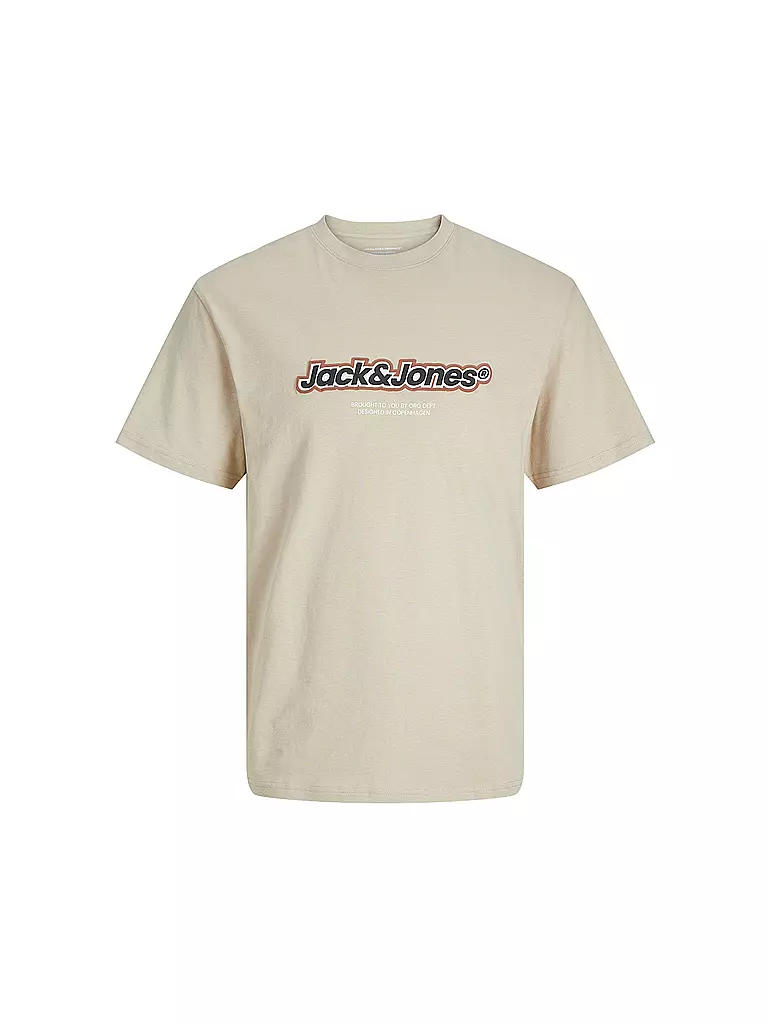 JACK & JONES Jungen T-Shirt JORVESTERBRO beige