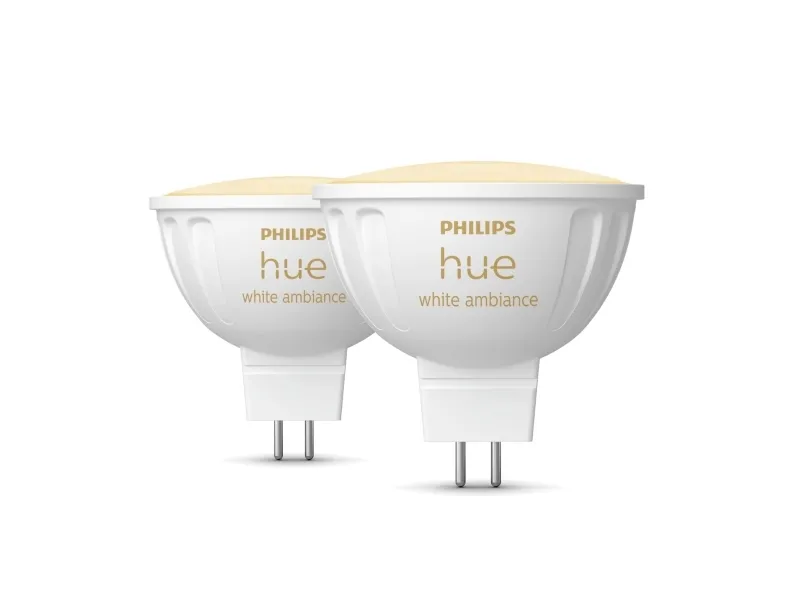 Philips Hue White Ambiance MR16 - GU5.3 pærer - 2-pak