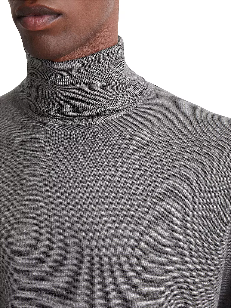 MARC O'POLO Rollkragenpullover grau