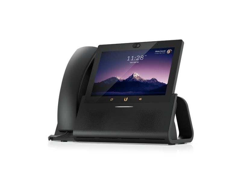 Ubiquiti Phone Touch Max Schwarz Premium-Desktop-Smartphone, das das ultimative Benutzererlebnis bietet