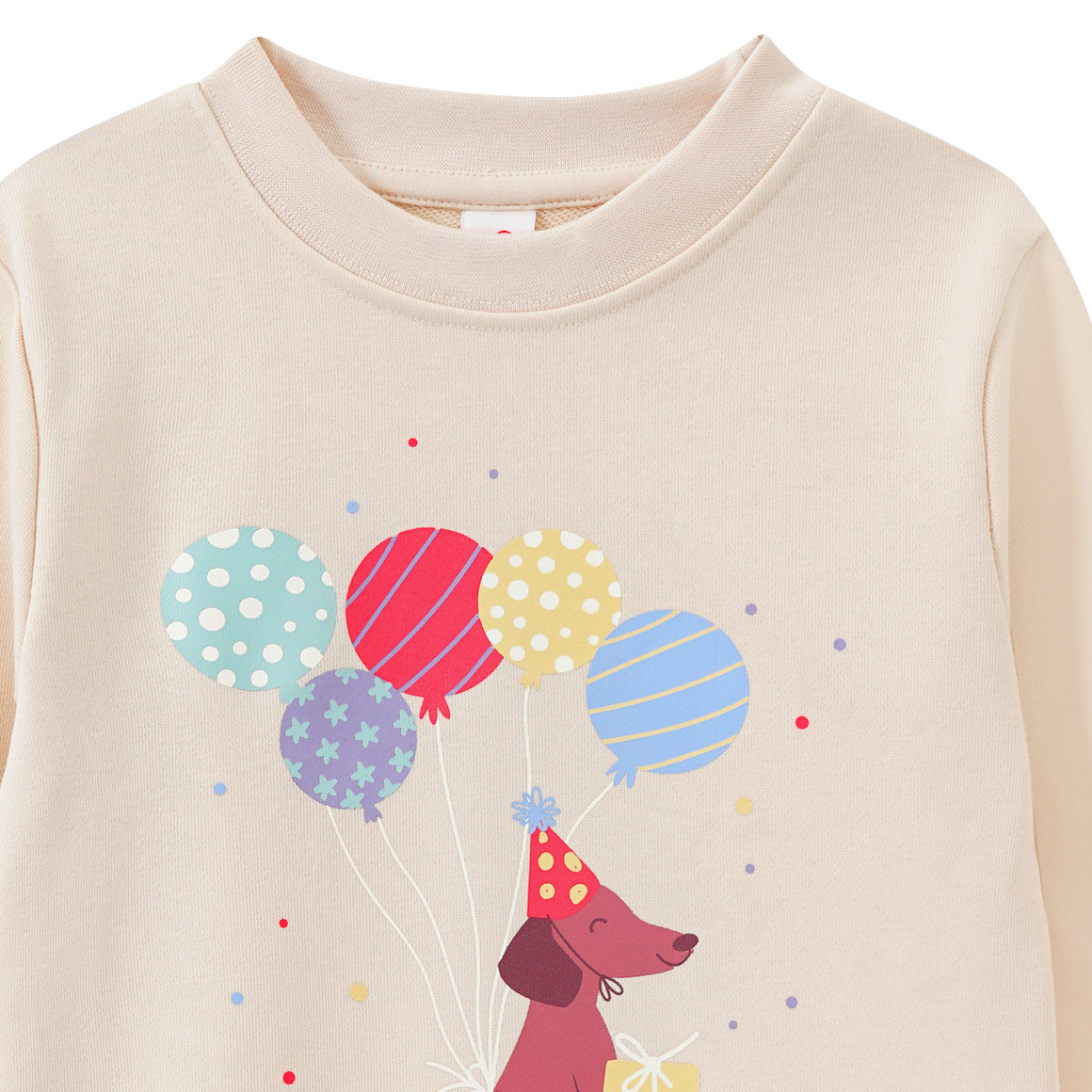 Topolino Kinder Sweatshirt mit Geburtstags-Motiv beige