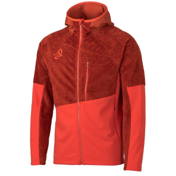 Veste polaire randonnée TERNUA LOFTER HOOD JKT DEEP GINGER