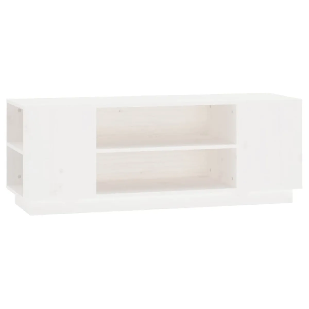 vidaXL Meuble TV Blanc