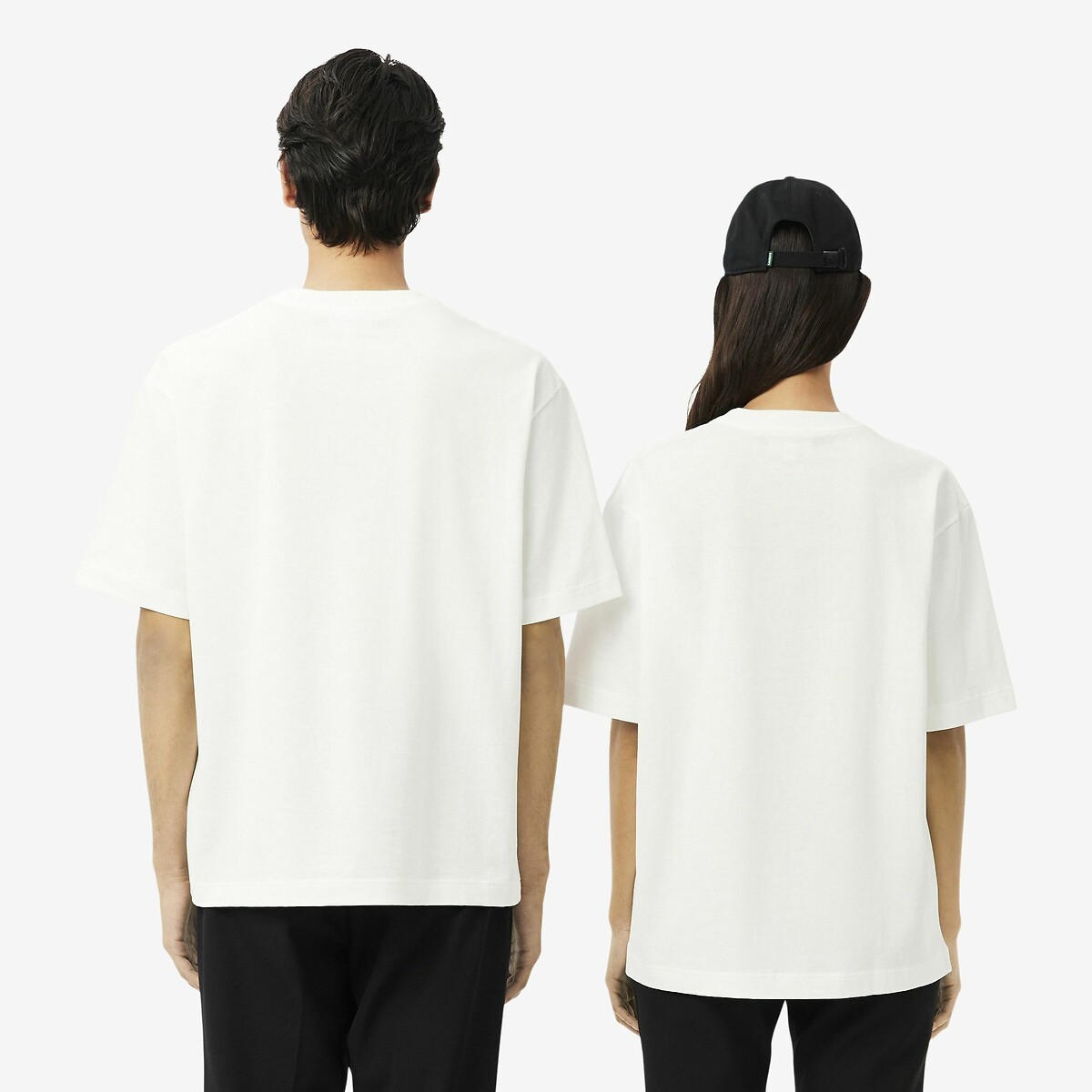 LACOSTE<br>Camiseta de manga curta com logo tom sobre tom