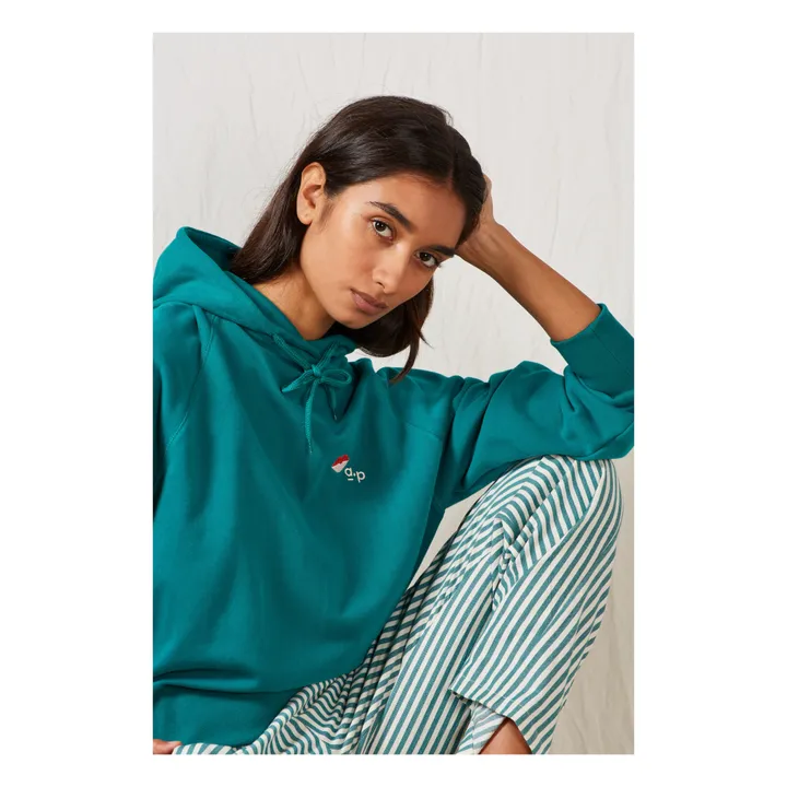 a.p Sweat Faryl Coton Bio | Vert foncé