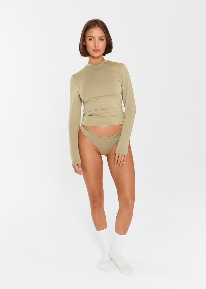Longsleeve tee olive