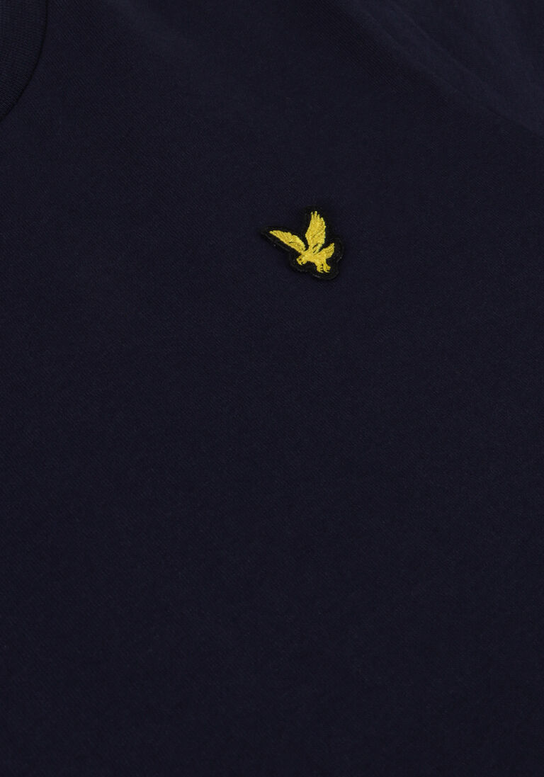 LYLE & SCOTT donkerblauwe lyle & scott t-shirt plain t-shirt b