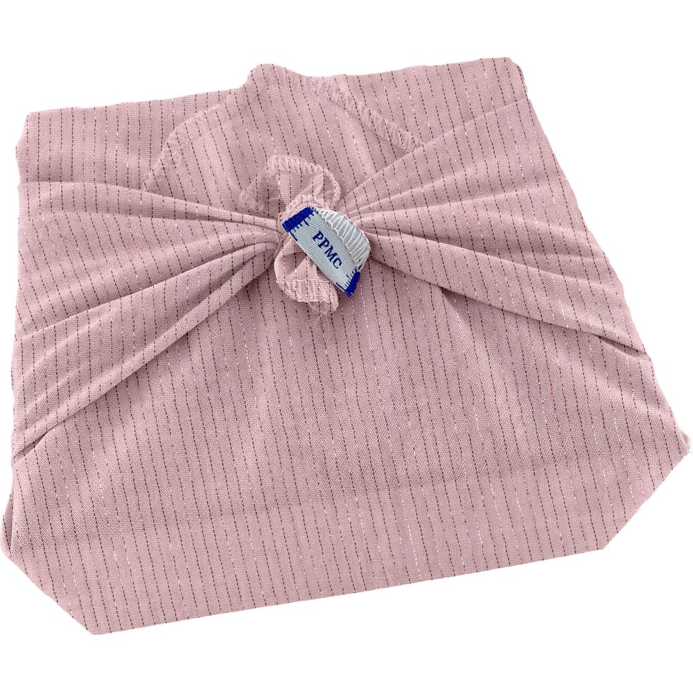 Furoshiki Petit 35 X 35 Cm Gaze Lurex Rose