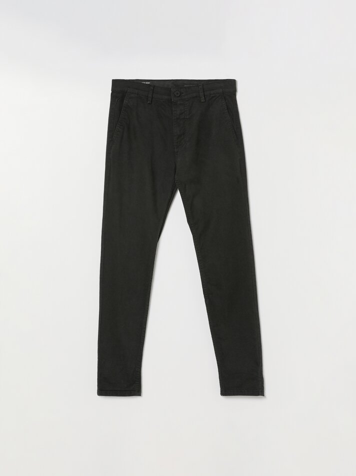 Calça chino skinny - Preta