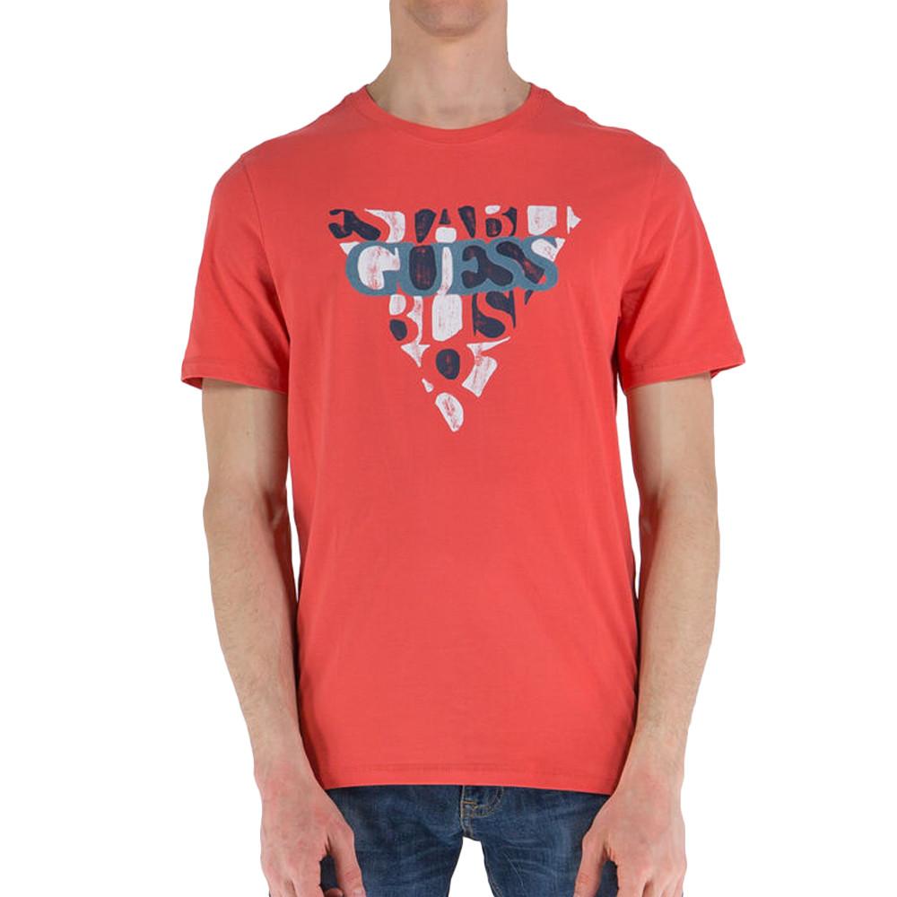Guess T-shirt Rose Homme Guess Organic