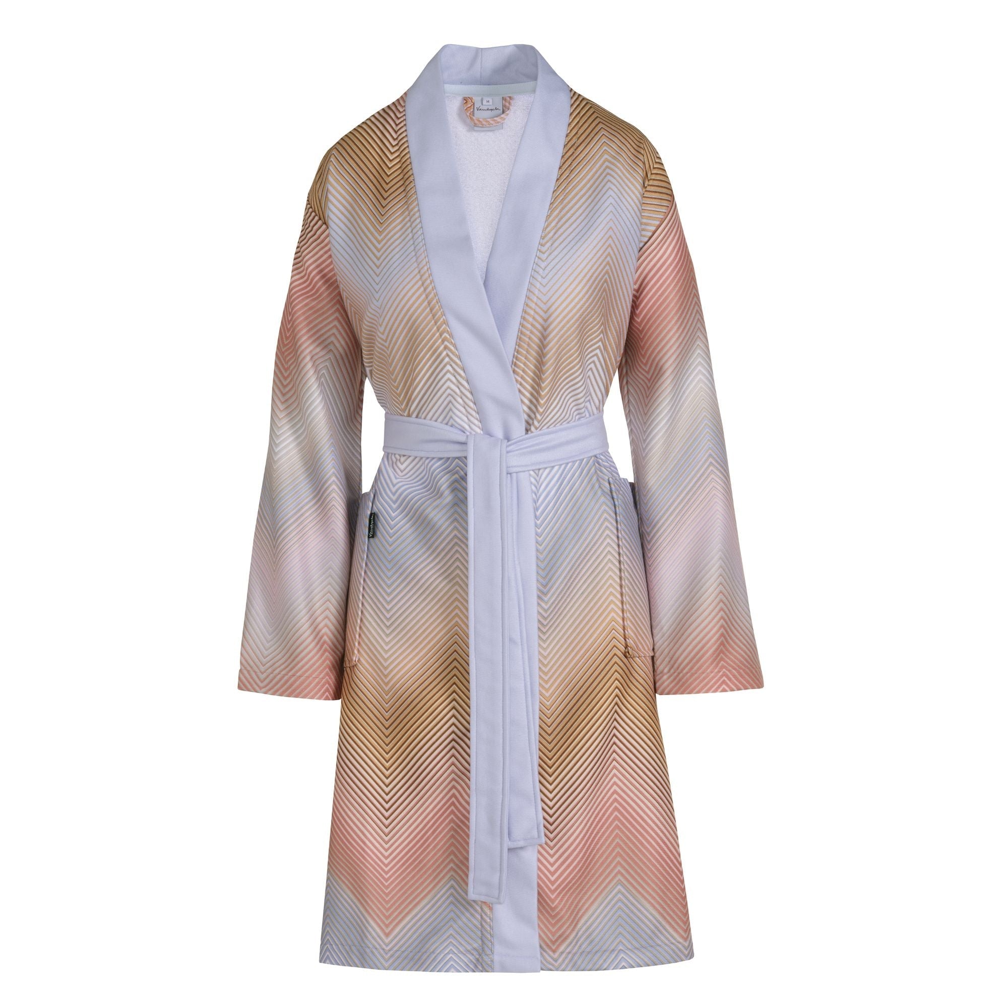 Badjas Bella Viola | S | Roze | Paars | Katoen | Polyester | Bamboe