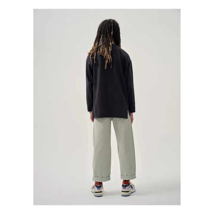 Main Story Pantalon Barrel Coton Bio | Gris