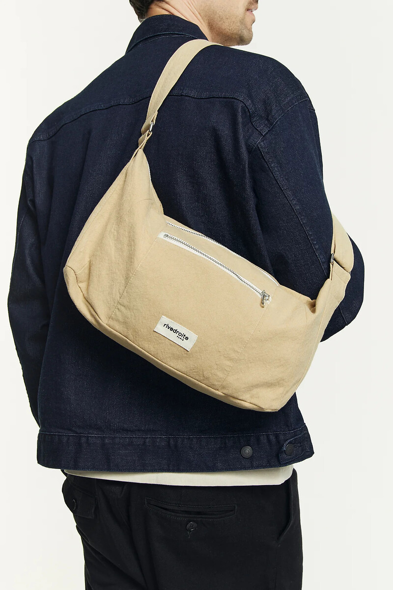 RIVEDROITE<br>Handtas crossbody em lona MINI CHARLOT