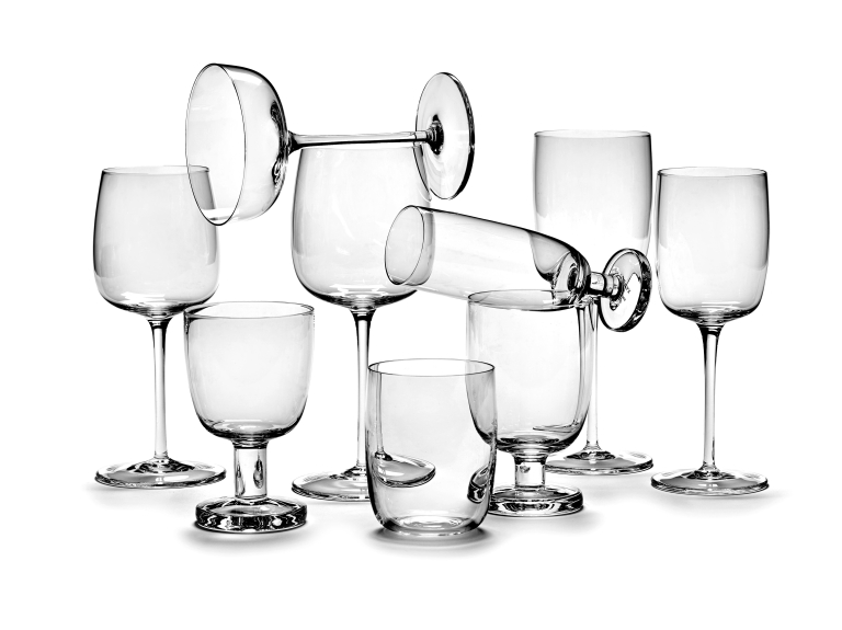 Serax Passe-Partout by Vincent van Duysen witte wijnglazen set van 4