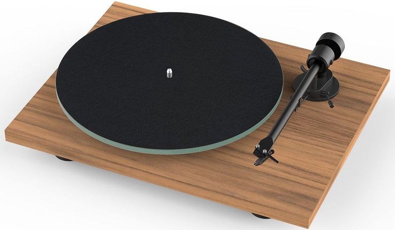 Pro-Ject T1 Evo - Walnoot - Platenspeler