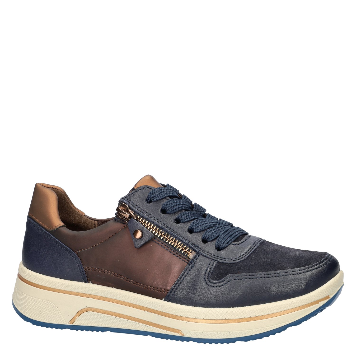Firenze dames sneaker Ara Blauw