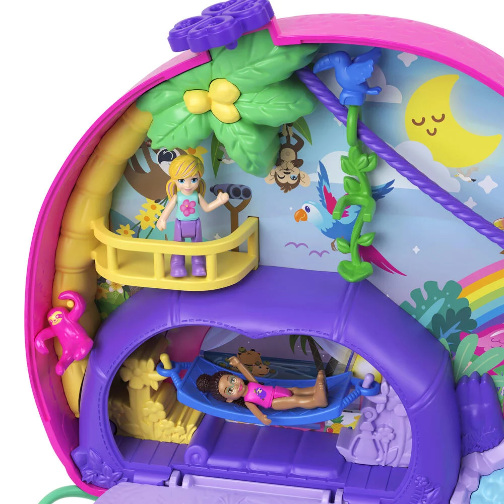 POLLY POCKET - COFFRET 2 EN 1 LA FAMILLE DES PARESSEUX