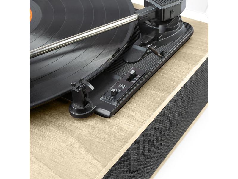 Fenton Plattenspieler RP161LW Hellbraun Retroplattenspieler mit Bluetooth