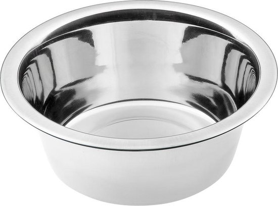 Alimentador Ferplast Orion em aço inoxidável, 250 ml, 13,1 x 2,5 cm