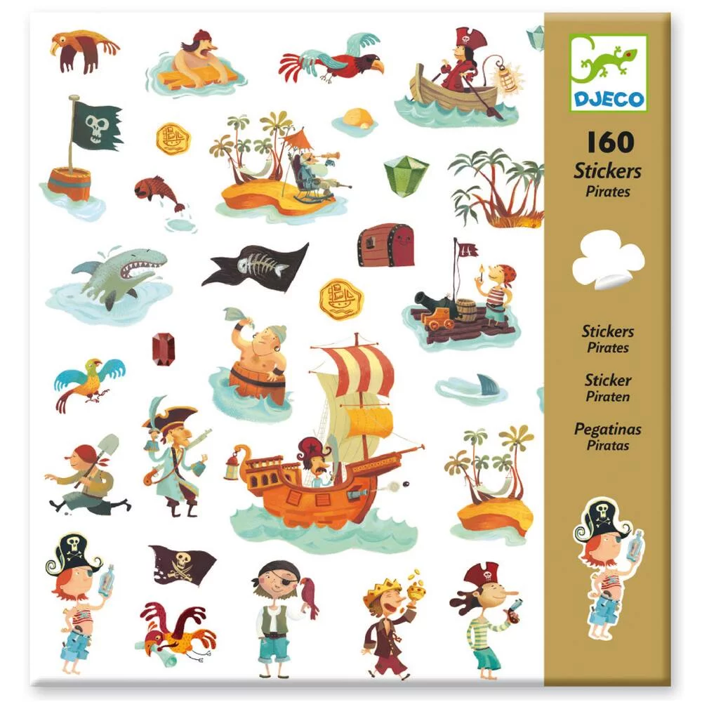 KIT CREATIF  - STICKERS PIRATES