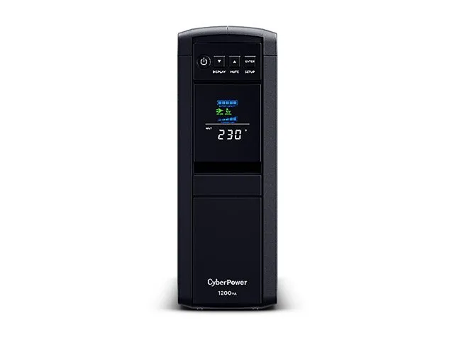CyberPower - UPS - AC 220/230/240 V - 720 Watt - 1200 VA - 1 x batteri - Blysyre - RS-232, USB - output-stikforbindelser: 6