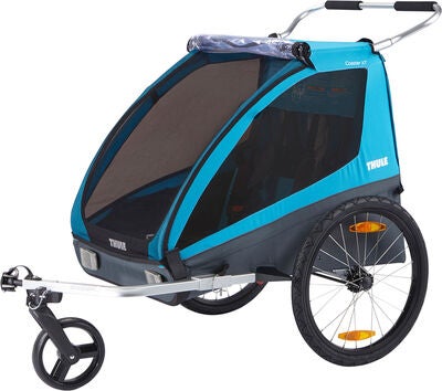 Thule Coaster XT Sykkelvogn inkl. Gåsett, Blue