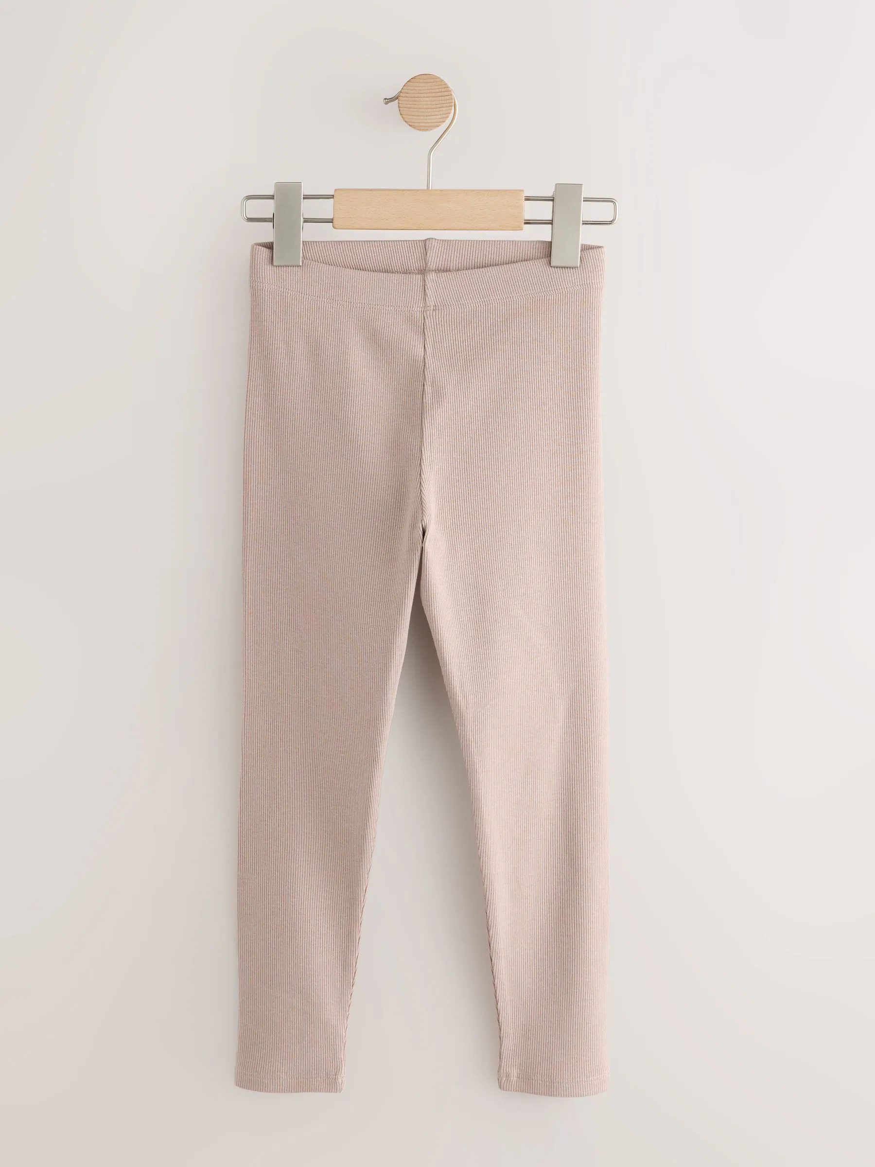 Dierenprint/neutraal - Verpakking van 5 geribbelde leggings (3-16jaar)