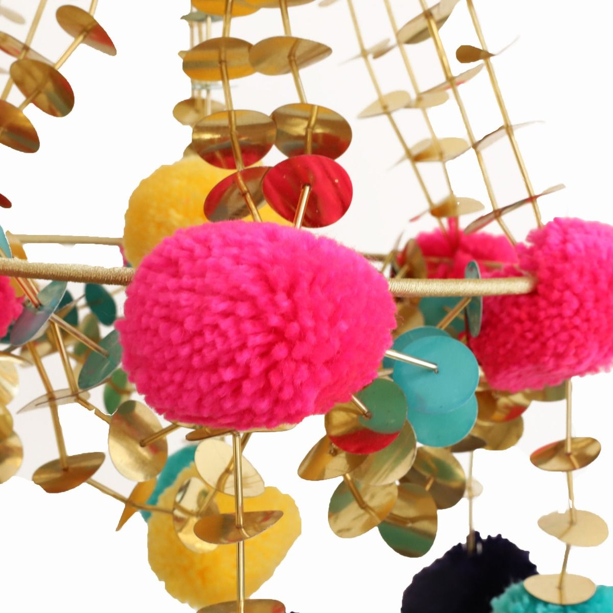 Suspension indienne colorée polka Pondie Chérie