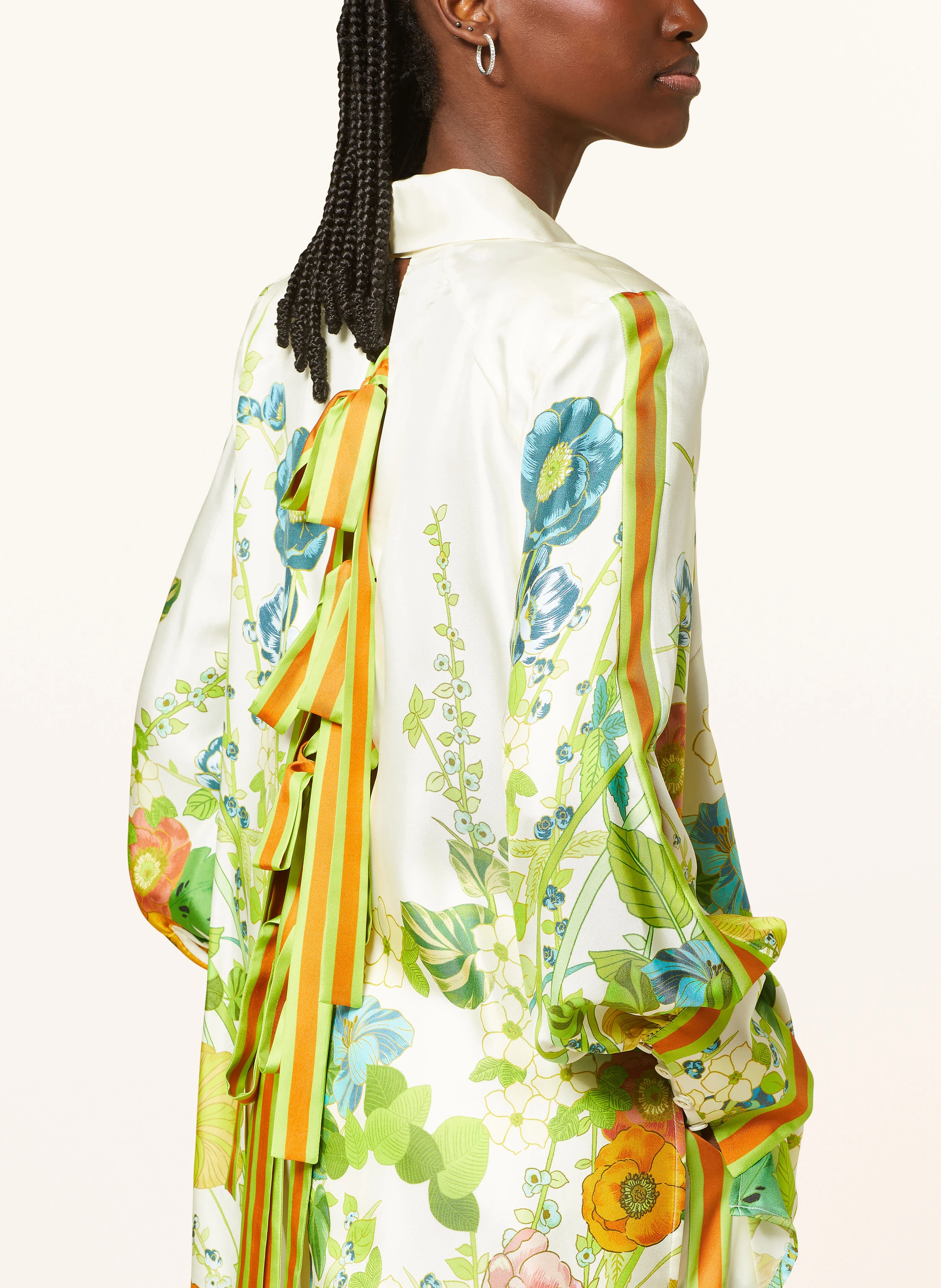 ALÉMAIS Seidenbluse CONSTANCE mit Cut-out