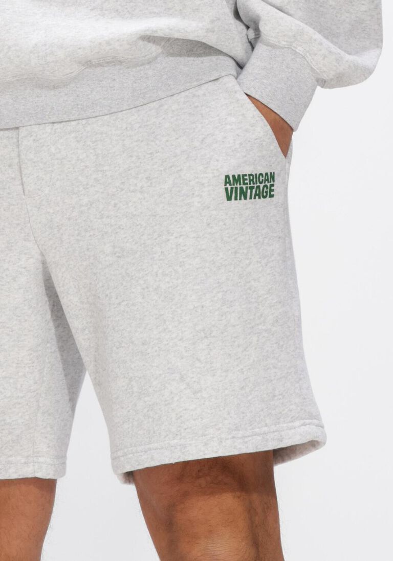 lichtgrijze american vintage korte broek baptown short