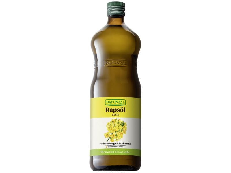 Rapunzel Rapsöl Bio nativ 1 l Aromatisches Speiseöl aus Raps