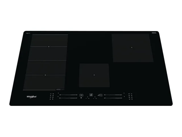 Whirlpool WF S0377 NE/IXL - Induktions kogeplade - 4 plader - Niche - bredde: 75 cm - dybde: 48 cm - sort