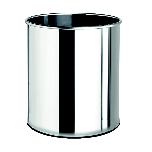 Corbeille à papier PAPEA 15L  inox