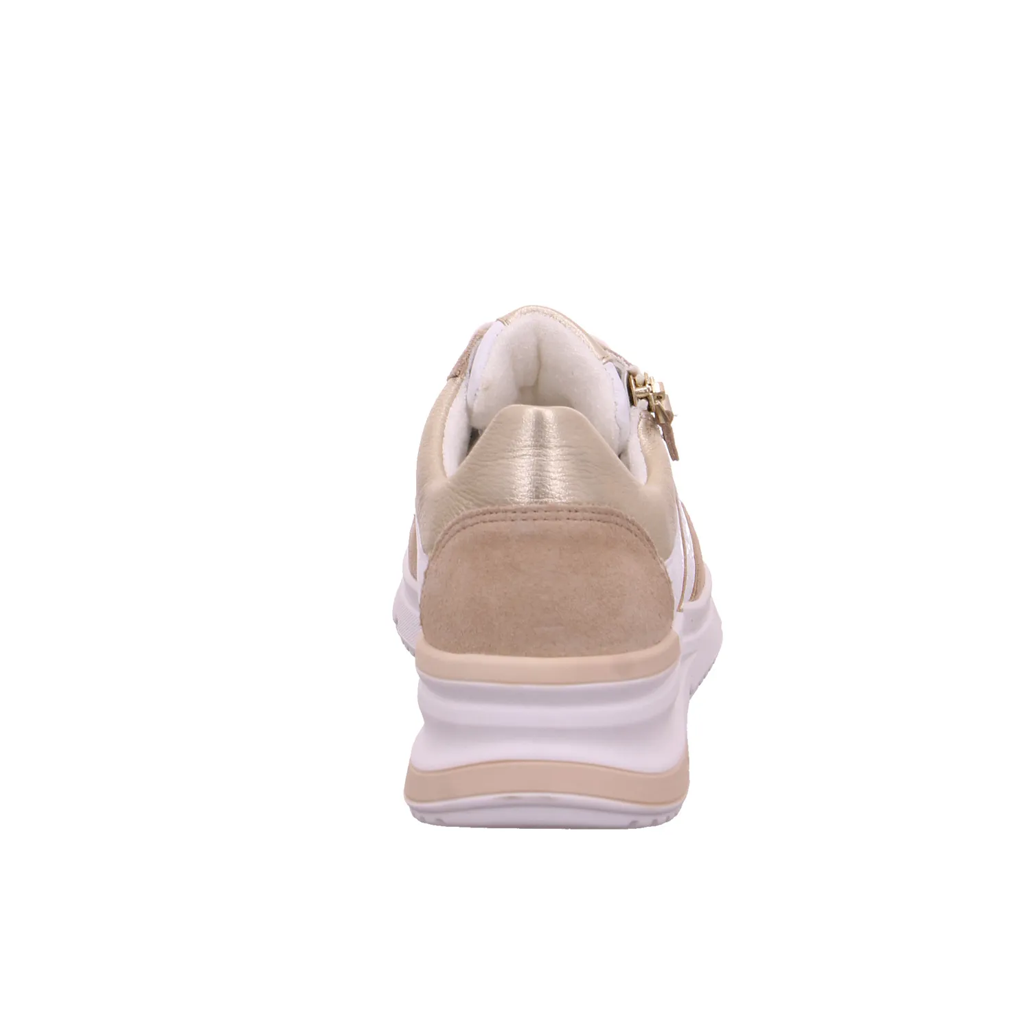 ARA Sneaker Beige Leder  mit Wechselfussbett