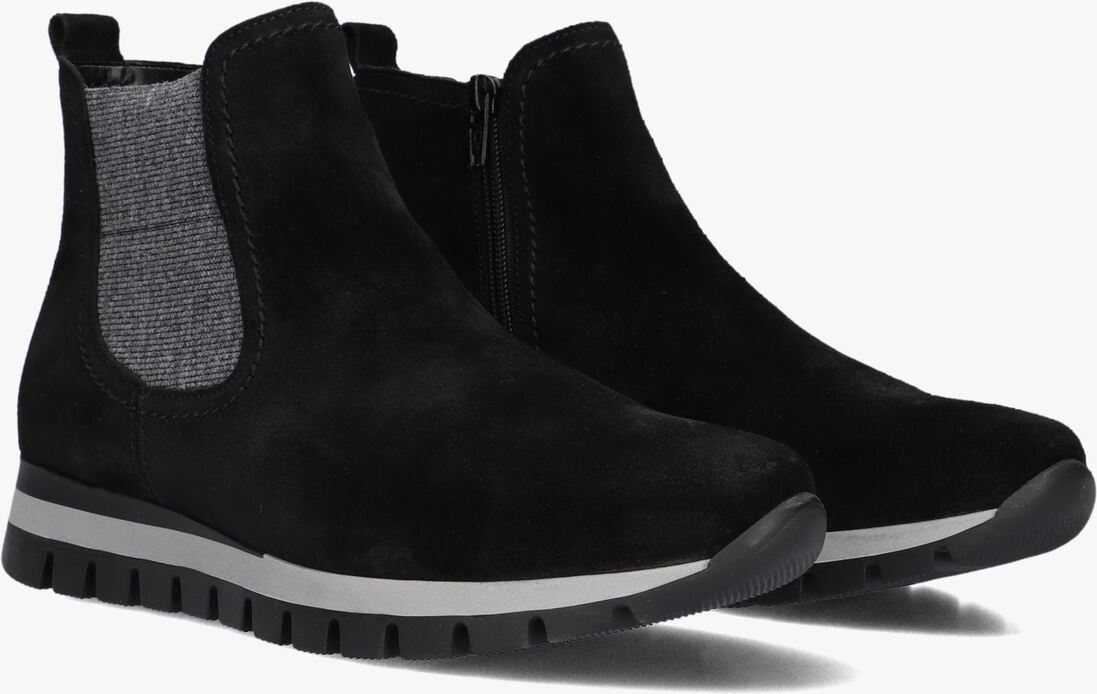 zwarte gabor chelsea boots 451