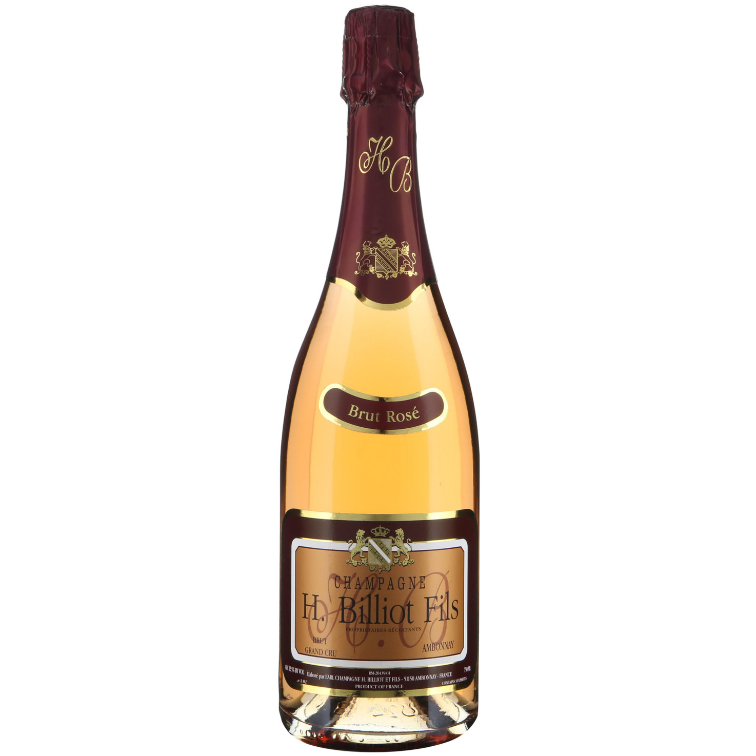 Champagne AOC Grand Cru Rosé Billiot -75cl