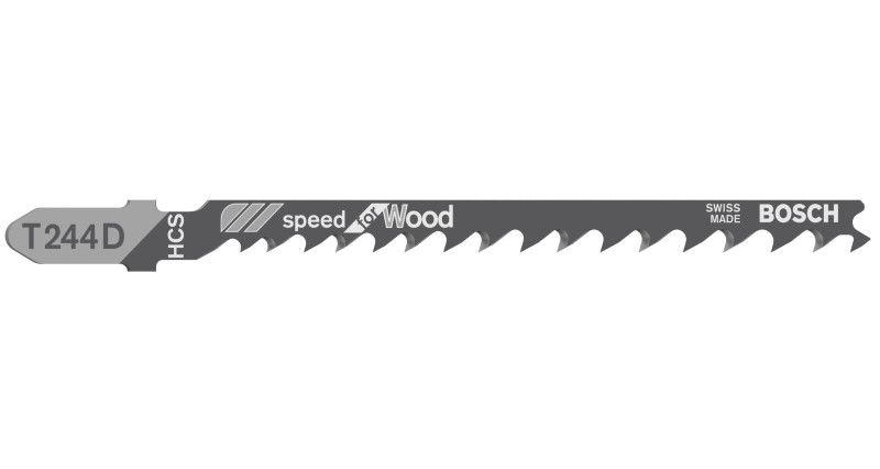 Bosch 2608630058 Decoupeerzaagblad T244 D Speed for Wood 5x (5 stuks)