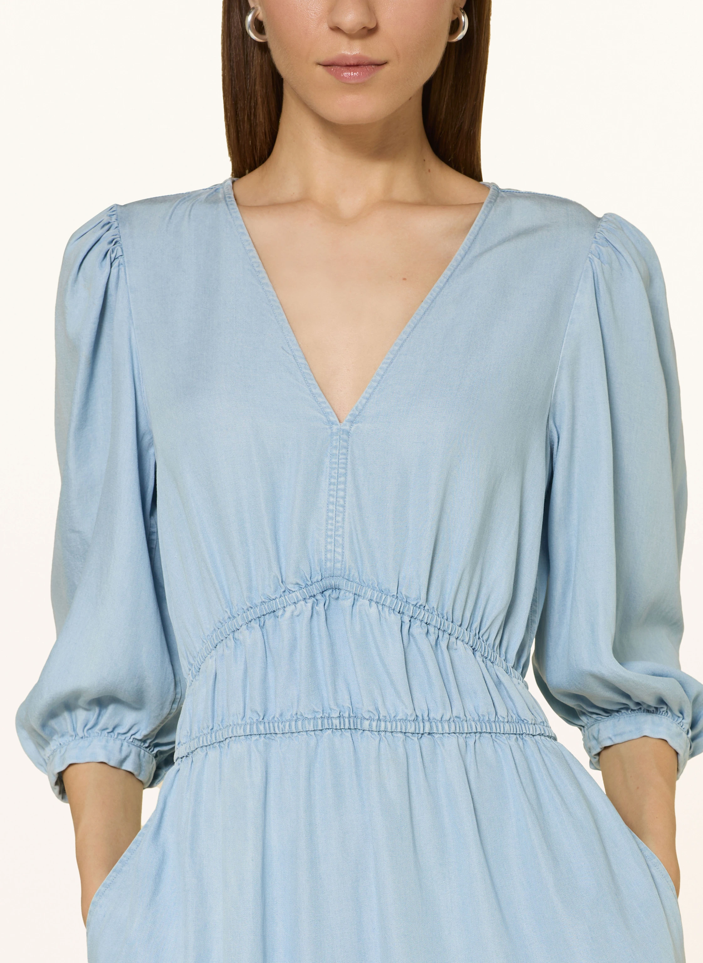 BOSS Kleid DEZZAN in Jeansoptik mit 3/4-Arm