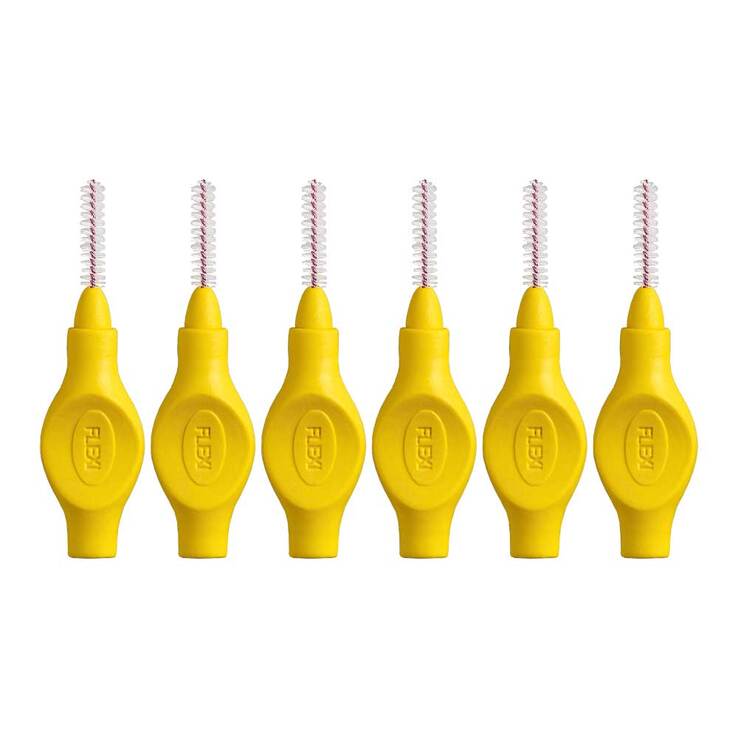 Tandex Flexi Interdentalbürste lemon yellow PHD1.1 / ISO3, 6X1 St