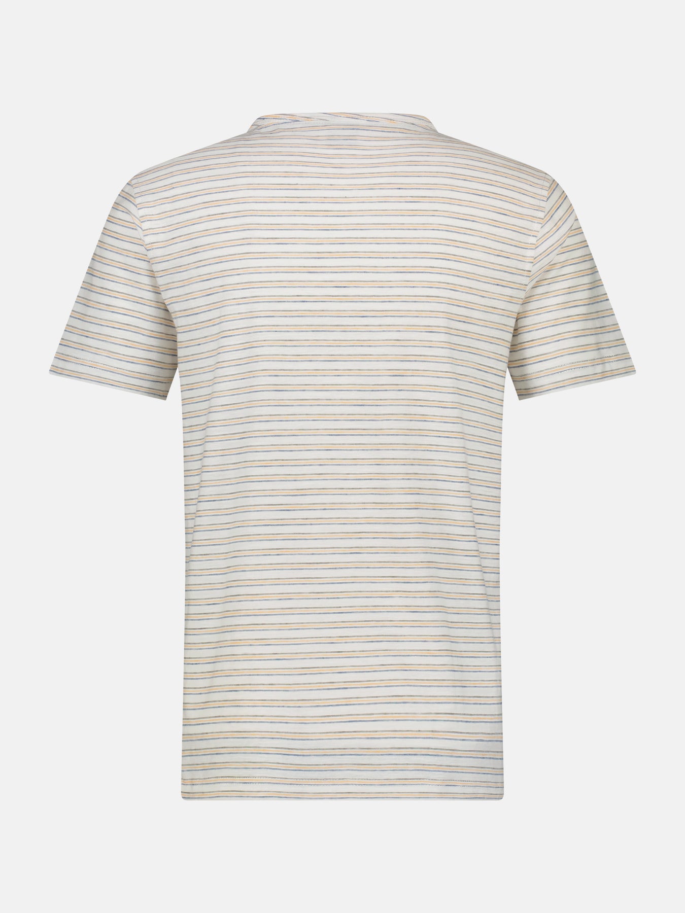 Herren Serafino-Shirt, gestreift
